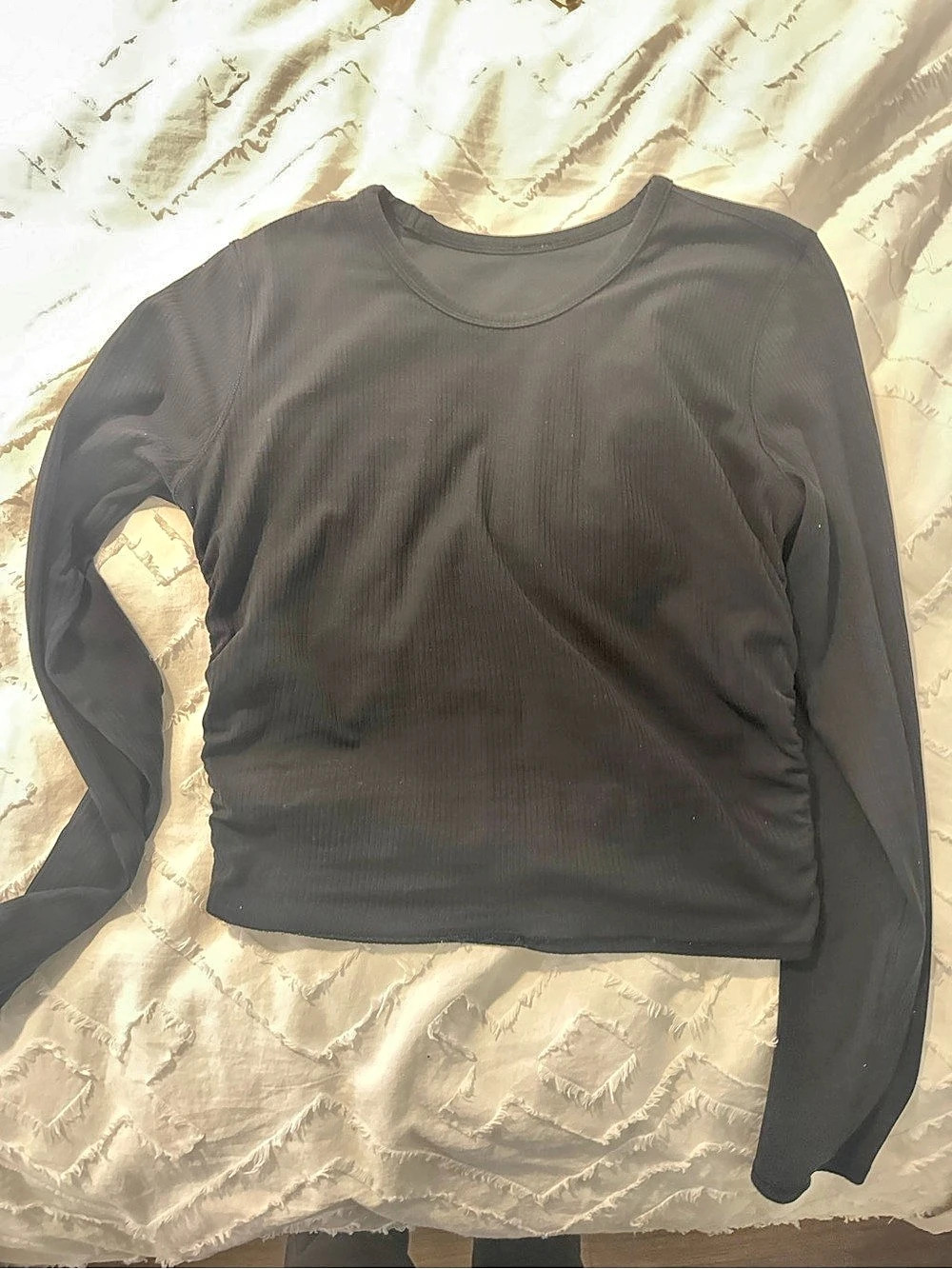 Lululemon All It Takes Ribbed Nulu Long-Sleeve Shirt Black